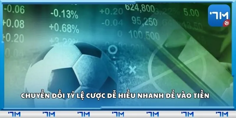 Chuyển đổi tỷ lệ cược dễ hiểu nhanh để vào tiền
