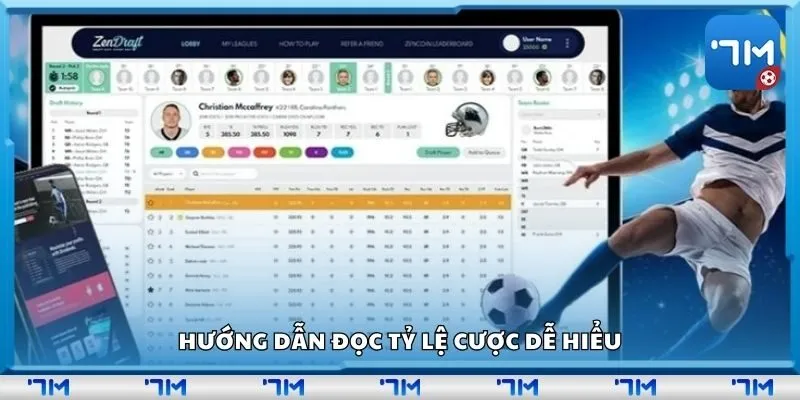 Hướng dẫn đọc tỷ lệ cược dễ hiểu